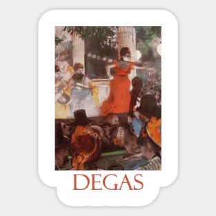 Cafe Concert by Edgar Degas Sticker